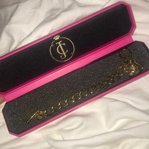 Juicy Couture Gold Chain Bracelet
